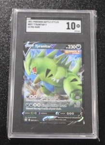 lot 3 image: 2021 Pokemon Battle Styles Tyranitar V Ultra Rare #097163 SGC 10