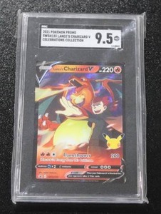 lot 4 image: 2021 Pokemon Promo Lances Charizard V #SWSH133 SGC 9.5