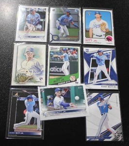lot 43 image: 2022 Bobby Witt Jr. Rookie Card Lot  9 Rookie Cards