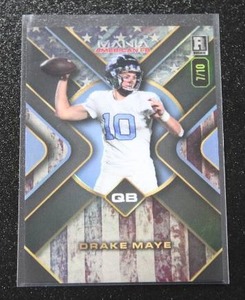 lot 62 image: 2024 Wild Card Auto Mania Drake Maye Rookie Card 710  Only 10 Exist