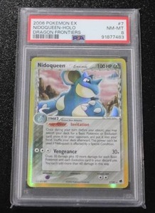 lot 67 image: 2006 Pokmeon Dragon Frontiers Holo Nidoqueen #7 PSA 8