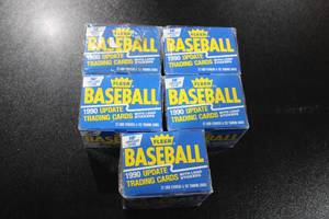 lot 91 image: 1990 Fleer Update Factory Sealed Complete Set Lot  5 Sets  Frank Thomas Rookie Card