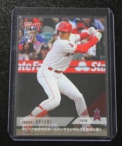 lot 110 image: 2018 Topps Now Shohei Ohtani #432J Rookie Card