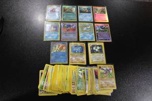 lot 114 image: Vintage Pokemon Trading Card Lot  75 Cards
