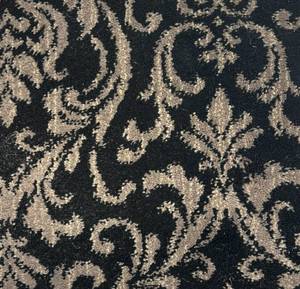 192 Sq Ft (132 x 148) Stanton Lake Como Black Carpet Remnant