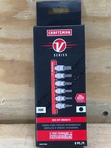 lot 81 image: Craftsman MM Hex Bit Sockets Model # CMMT17720W 1213244