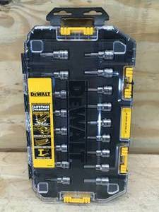 lot 84 image: DeWalt 38 Drive SAE and MM Bit Socket Set Model # DWMT73806CL 1213247.50