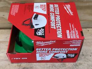 lot 88 image: Milwaukee Class E Front Brim Safety Helmet