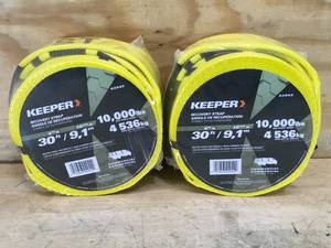 lot 41 image: Lot of 2 - Keeper Recovery Strap Model # 02942