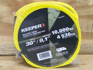 lot 135 image: Keeper Recovery Strap Model # 02942