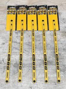 lot 91 image: Lot of 5 - Tolsen Bi-Metal Hacksaw Blade Model # 30064