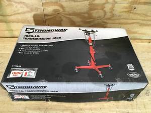 lot 34 image: Strongway Transmission Jack  1000-Lb. Capacity