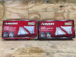 lot 73 image: HUSKY Lot of 2 Packs of- 16-Piece Wrench Racks (2 per pack)