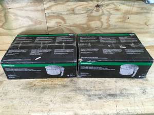 lot 75 image: Lot of 2 Cases of- 2-12 x .131 Wire Coil Full Round Head Nails