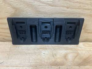 lot 18 image: DEWALT Wall Mountable 20v Battery Holder