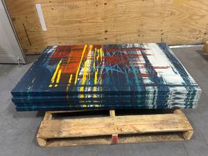 lot 77 image: Lot of 4- Canvas PrintsWall Art