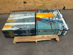 lot 78 image: Lot of 10- Canvas PrintsWall Art