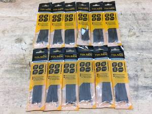 lot 99 image: Lot of 12 - Tolsen Mini Hacksaw Blade Packs (10 Blades Per Pack)