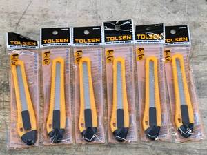 lot 101 image: Lot of 6 - Tolsen Snap-Off Blade Knife