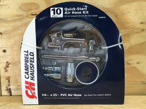 lot 40 image: Campbell Hausfeld 10 Piece Quick-Start Air Hose Kit 12192405