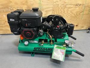 lot 59 image: SPEEDAIRE 2-Stage Twin Tank Air Compressor- NORTHSTAR e300 OHV Engine