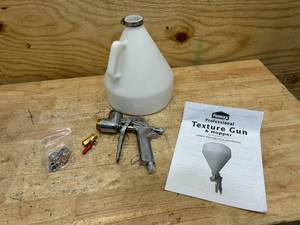 lot 129 image: HOMAX Pro Gun and Hopper for Spray Texture Repair