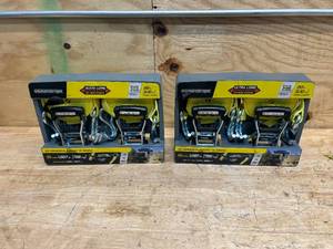 lot 138 image: Smart Straps Lot of 2 Packs of-  20 Commercial Ratchet Tie Downs (2 Per Pack)
