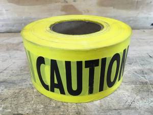 lot 162 image: Roll of Yellow Caution Tape