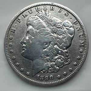 1890 Morgan Silver Dollar