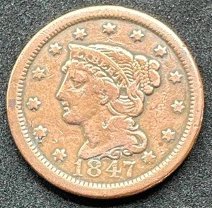 1847 Large Cent Penny