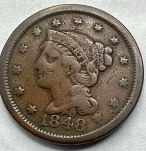 1848 Large Cent Penny