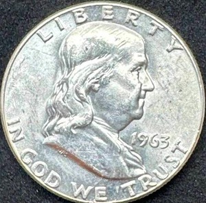 Franklin Half Dollar (AU details)