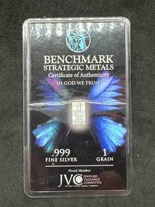 .999 Silver 1 Grain Bar