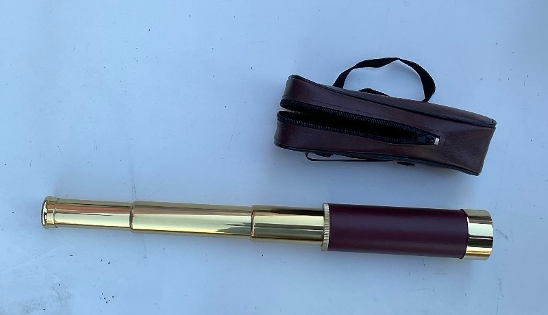 lot 48 image: telescope with storage case