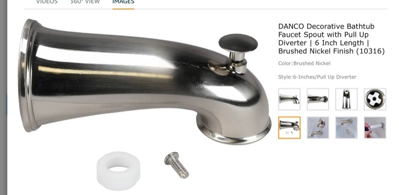 lot 35 image: Universal Tub Spout