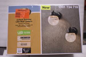 2 pack exterior LED Wall Lantern