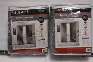 Room Darkening Gray Curtains