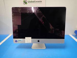 lot 2 image: Apple&nbspiMac18,3 A1419 AIO PC &nbspINTEL CORE I5-7500 3.4 Ghz  8GB DDR4 SDRAM  280GB HDD  1TB HDD  Includes IOS and power cable &nbspMajor cracks on screen, scratches and blemishes on back