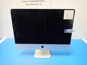 lot 4 image: Apple&nbspiMac18,2 A1418 AIO PC &nbspINTEL(R) CORE(TM) I5-7400 CPU  3.00GHZ  8GB DDR4 RAM  28GB HD  1TB HD  Includes IOS and power cable &nbspCracks on screen