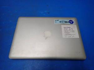lot 49 image: Apple&nbspMacBookPro9,2 A1278 &nbspINTEL CORE I5-3210M 2.5 Ghz  4GB DDR3 SDRAM  500GB HD  13.3 screen with 1280 x 800 Resolution  Includes IOS and Charger &nbspSlight discolorationyellowing on palm rest 