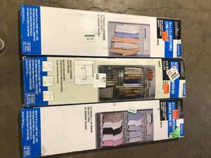Lot of Assorted  Closet Organizer Kit Various Models Sizes and Conditions  Customer Returns See Pictures