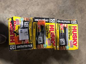 Lot of Assorted Trash Bags Various Sizes Customer Returns See Pictures