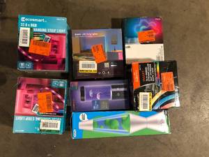 Lot of Assorted Lighting Items Various Models and Conditions  Customer Returns See Pictures