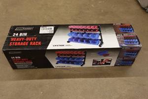 lot 356 image: Tool Shop Heavy-Duty Storage Rack
