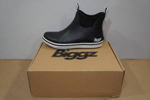 lot 13 image: Biggz Mens Black Fishing Boots -Size 10