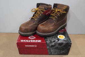 lot 18 image: Wolverine I-90 Wedge 6 Work Boots -Size 8.5
