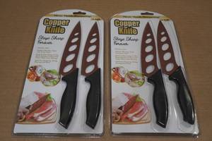 lot 34 image: 2 Copper Knife Sets