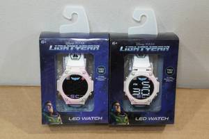 lot 71 image: 2 Disney Lightyear LED Watches