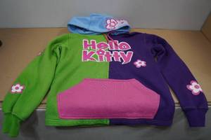 lot 83 image: Hello Kitty Youth Hooded Sweatshirt -Small