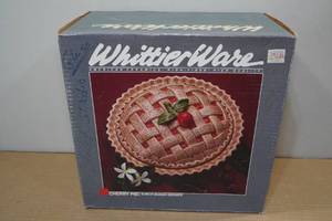 lot 101 image: WhittierWare Cherry Pie 6  BakerServer
